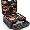 Tool Set 328-Piece by YingQu-International with Orange Drawer Case-8
