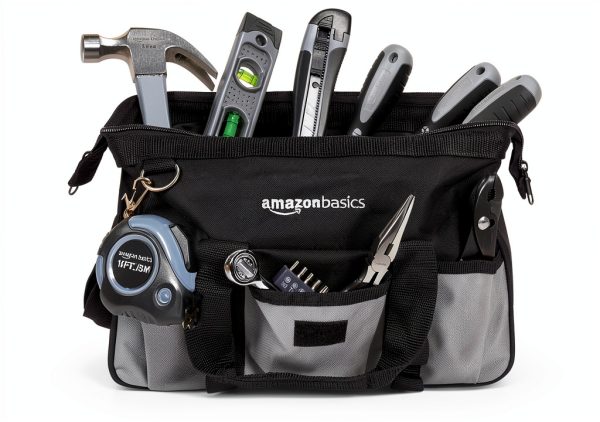 Amazon Basics 65-Piece Home Repair Tool Kit – Alloy Steel Handles-2