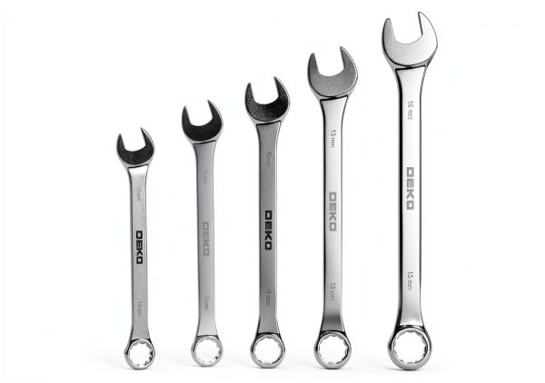DEKOPRO 158 Piece Tool Set Hand Tool Kit Stainless Steel Yellow Case-3
