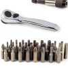 Sunex Mini Ratchet and Bit Set 38-Piece, Metal Double Hex Drive-1