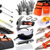 INCLY Kids Real Tool Set 95-Piece Hand Tools Kit with Belt & Bag-0