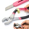 Household Tool Set DNA MOTORING 39-Piece Pink Kit Hex Keys & Bits-3