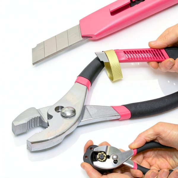 Household Tool Set DNA MOTORING 39-Piece Pink Kit Hex Keys & Bits-3