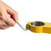 DEKOPRO 50 Piece Hand Tool Kit Yellow Toolbox Chrome Vanadium Steel-6