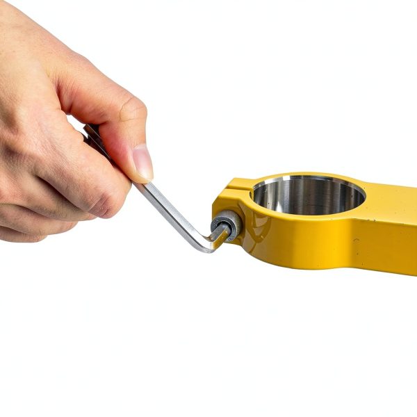 DEKOPRO 50 Piece Hand Tool Kit Yellow Toolbox Chrome Vanadium Steel-6