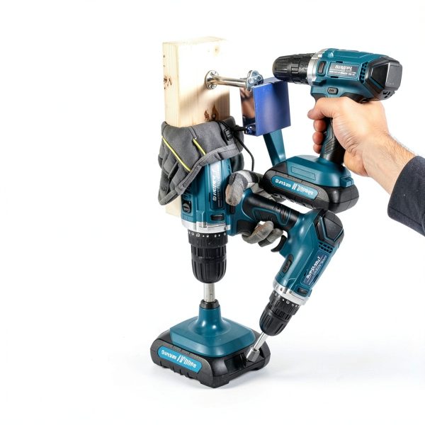 21V Cordless Drill Tool Kit by Sundpey 255-Piece Set with 2 Batteries-5