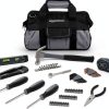Amazon Basics 65-Piece Home Repair Tool Kit – Alloy Steel Handles-0