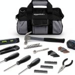 Amazon Basics 65-Piece Home Repair Tool Kit – Alloy Steel Handles-0