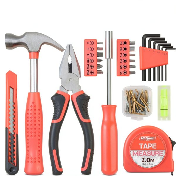 Hi-Spec Tool Set 25pc Pink Household DIY Kit for Women-1