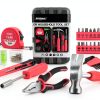 Hi-Spec Tool Set 25pc Pink Household DIY Kit for Women-6