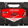 CRAFTSMAN 57-Piece Tool Set with Low‑Profile Ratchet, Polished Steel-4