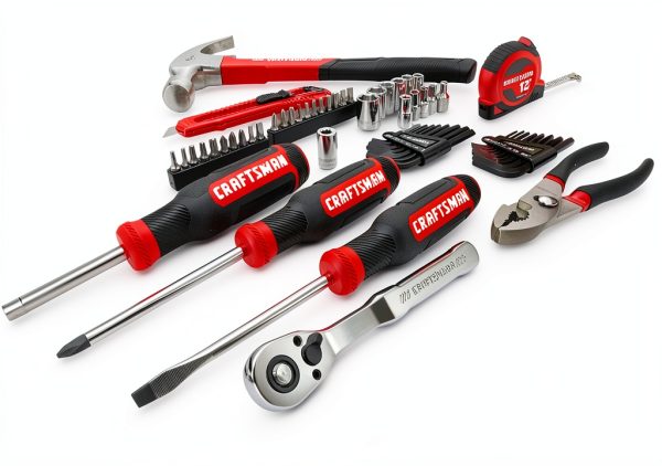 CRAFTSMAN 57-Piece Tool Set with Low‑Profile Ratchet, Polished Steel-3