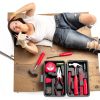 Hi-Spec Tool Set 25pc Pink Household DIY Kit for Women-4